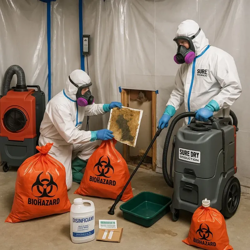 Contaminated Water Handling Protocols process in Saint Francisville, LA